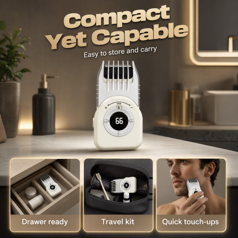 ✂️📱  Cordless Hair Clipper - 4-in-1,Waterproof, USB-C -for Hair & Beard!