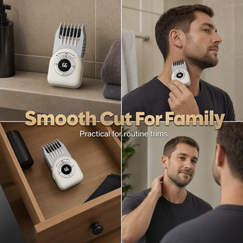 ✂️📱  Cordless Hair Clipper - 4-in-1,Waterproof, USB-C -for Hair & Beard!