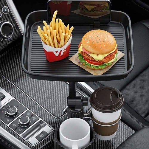 Universal 360° Swivel Car Cup Holder Tray